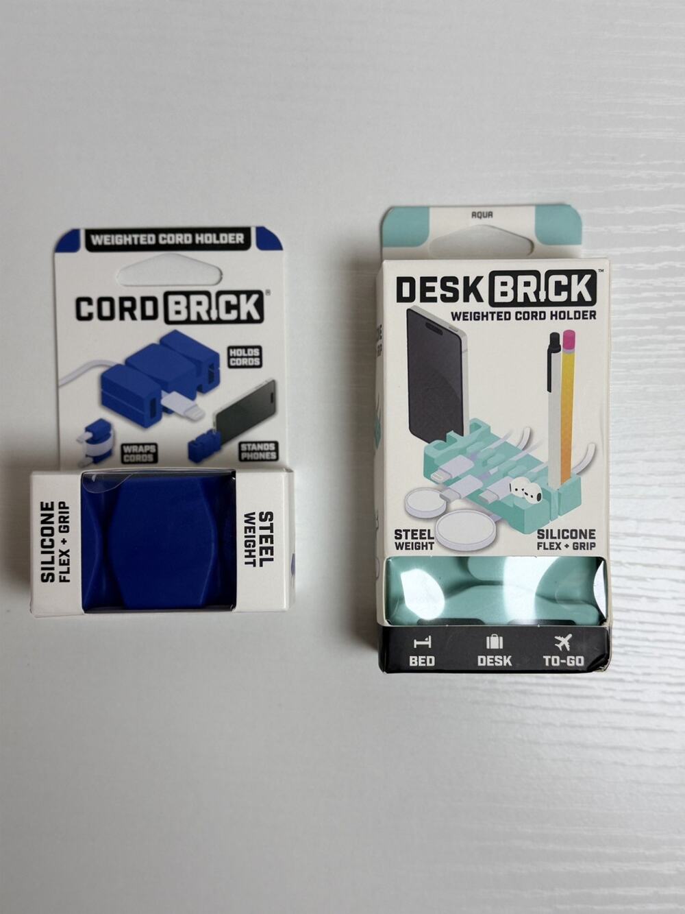 Cord Brick Weighted Cord Holder